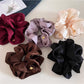 Gifty - Textured Satin Spiral-Shaped Hair Tie