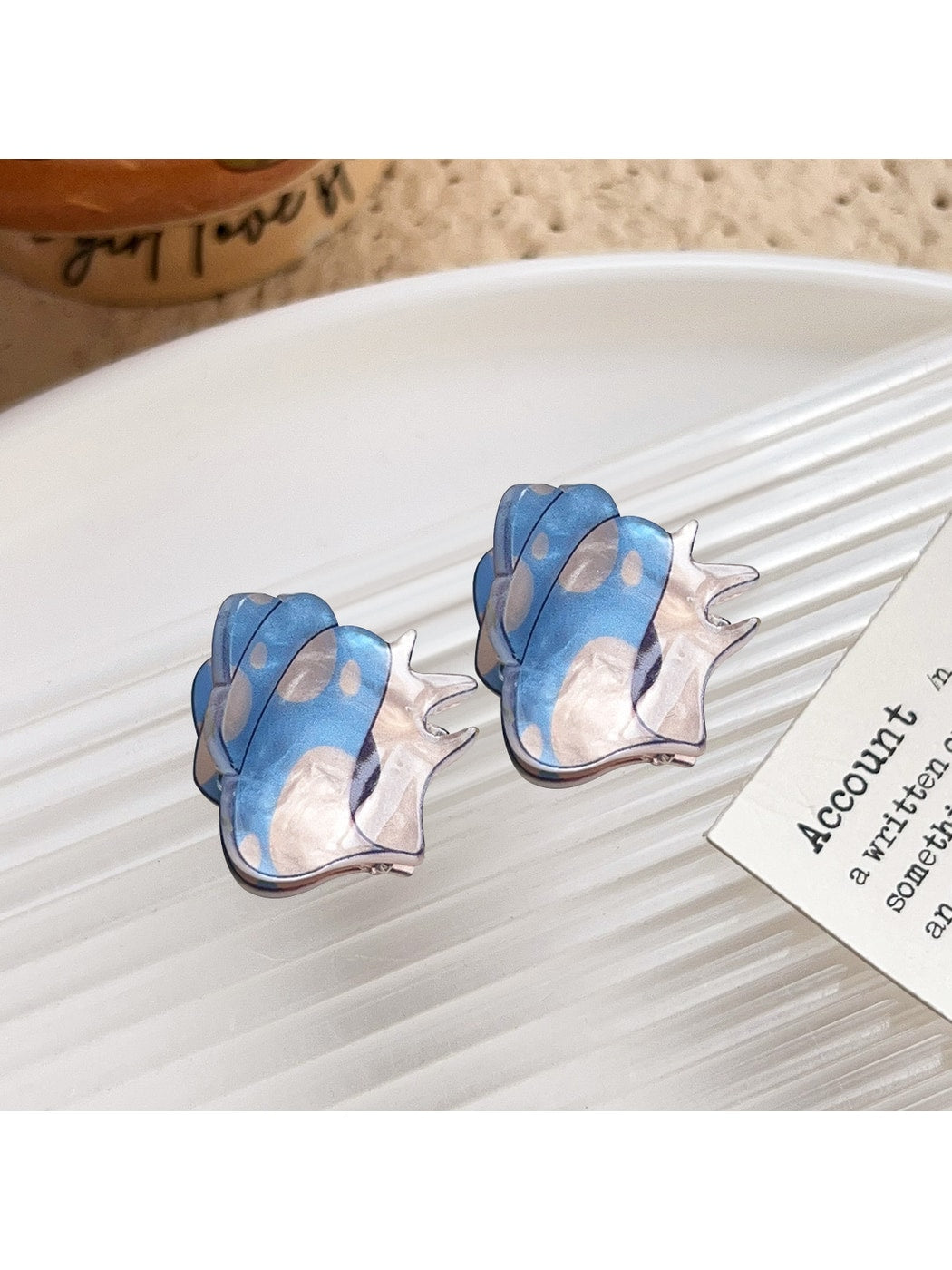 Beau - Cute Acrylic Sea Motif Cartoon Claw Clip