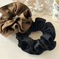 Gifty - Brown Wrinkle Double Scrunchie