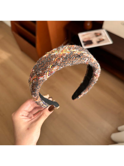 Gifty - Cozy Knit Headband Color Block Design