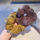 Gifty - Color Blocked Striped Scrunchie