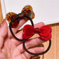 Gifty - Sweet Bow Design Acetate Finish Hair Tie