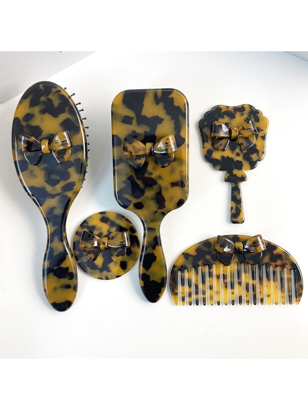 Camerow - Retro Bow Design Comb Mirror