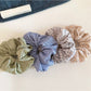 Gifty - Plaid Polyester Fabric Scrunchie