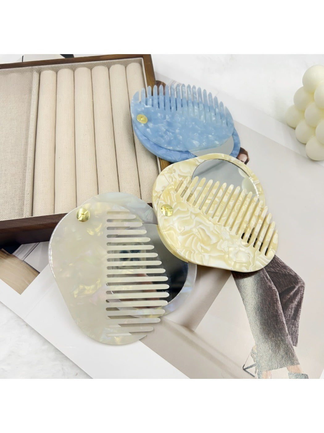 Camerow - Compact Mirror Comb Dual