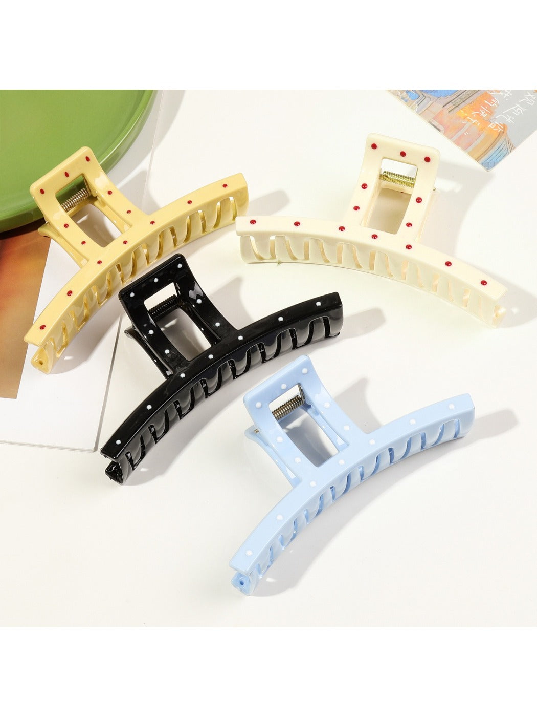 Beau - Cute Polka Dot Hair Clips