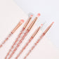 Smoosh 10 Piece Pink Makeup Brush color options including Pink