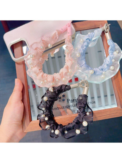 Keypus - Decorative Beaded Ruffle Phone Lanyard Charm