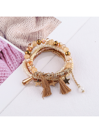 Lovra - Bohemian Star Tassel Multilayer Bracelet