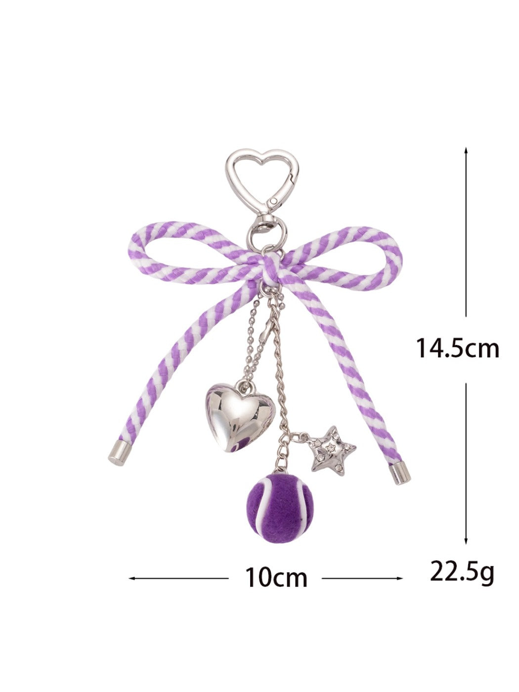 Keypus - Elegant Bow-Shaped Charm Keychain