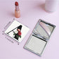 Mirroray - English Letter Floral Folding Makeup Mirror