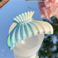 Beau - Glossy Gradient Acetate Fish Tail Hair Claw Clip