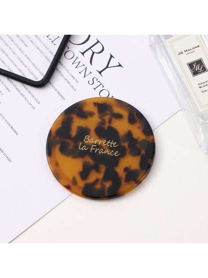 Mirroray - Acetic Acid Round Simple Multi-Color Small Mirror