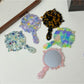 Mirroray - Fashion Pattern Hand-Held Mirror Portable