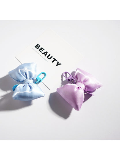 Keypus - Delicate Solid Color Bow Keychain