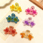 Beau - Sweet Floral Double Bloom Hair Claw Clip