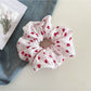 Gifty - Strawberry Polka-Dotted Spiral-Shaped Hair Tie