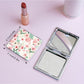 Mirroray - Floral Print Foldable Pocket Makeup Mirror
