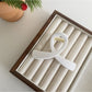 Beau - Black and White Crisscross Hair Claw Clip