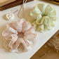 Gifty - Polyester Floral Print Ruffle Scrunchie