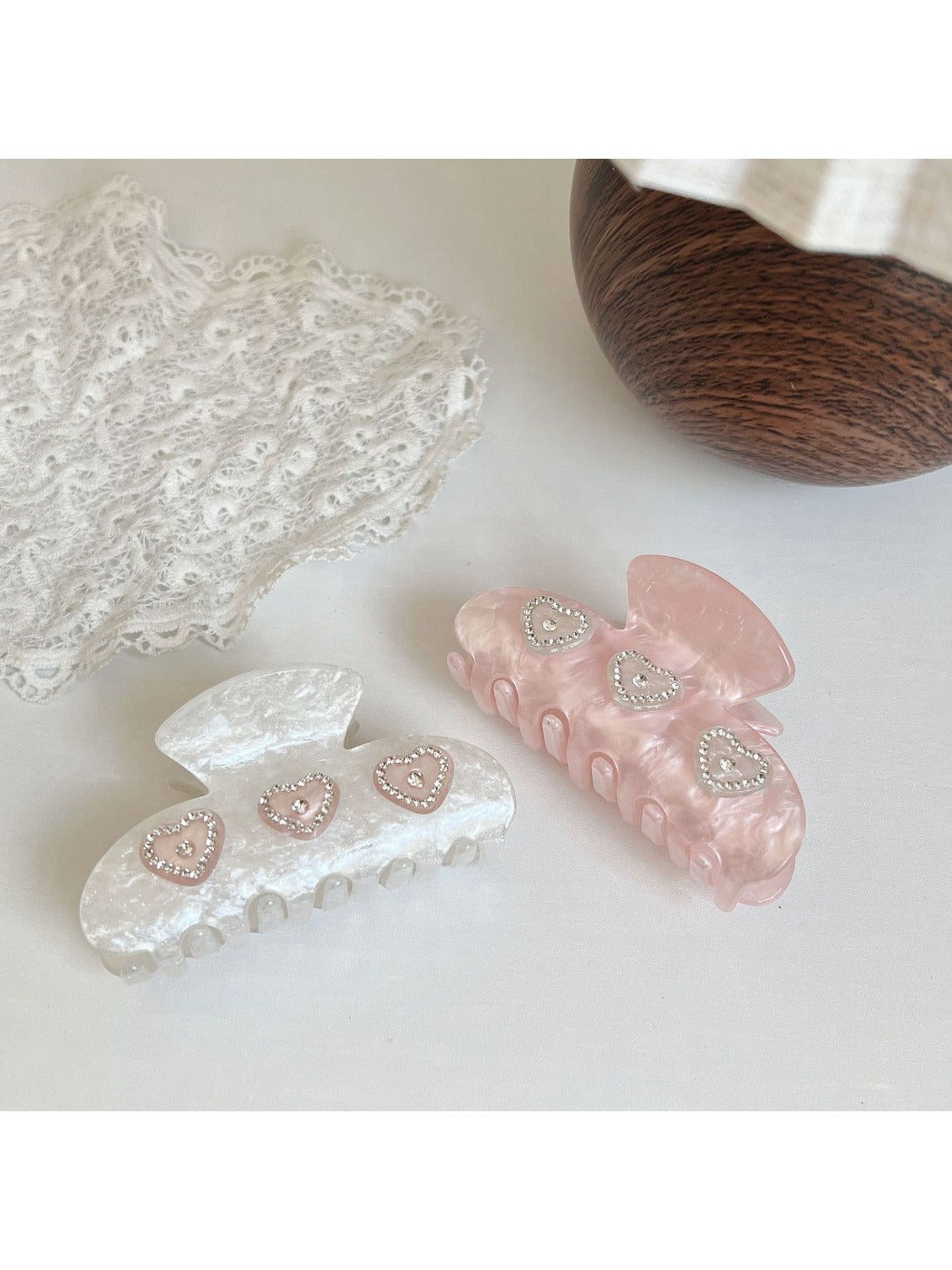 Beau - Sweet Heart Pattern Hair Clip