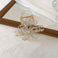 Beau - Beaded Flower Plastic Alloy Claw Hair Clip