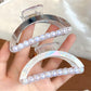 Beau - Minimalist Semi Circle Openwork Claw Clip
