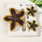 Beau - 3 Pack Plumeria Hair Clips Set