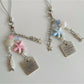 Keypus - Ceramic Starfish Fish Detail Beaded Phone Charm