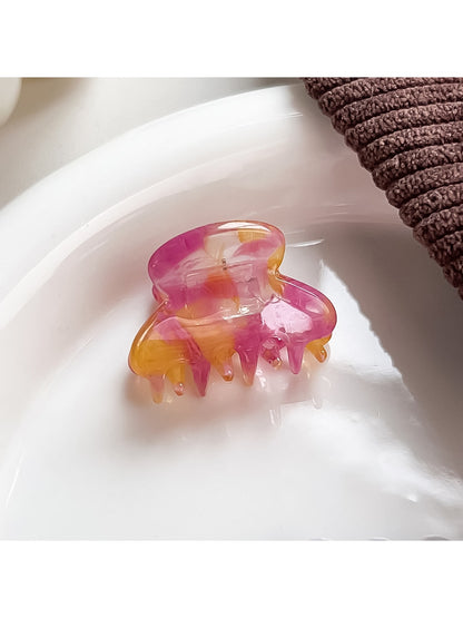 Beau - Geometric Acetate Board Pattern Claw Clip