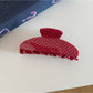 Beau - Fan Shape Decorative Acetate Fiber Claw Clip
