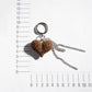 Keypus - Leopard Print Heart Shaped Bow Keychain