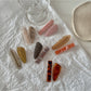 Beau - Acetate Marble Pattern Duckbill Hair Clip