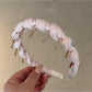 Gifty - Textured Toothed Curved Wrapped Headband