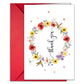 Carduria - Artistic Floral Thank You Greeting Card