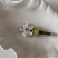 Beau - Irregular Floral Side Styling Plastic Hair Clip