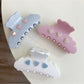 Close-up of Beau Pretty Heart Patterned Hair Clip highlighting heart design