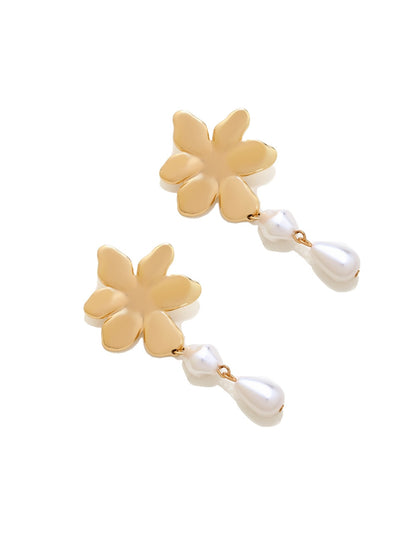 Earedge - Floral Dangle Statement Earrings
