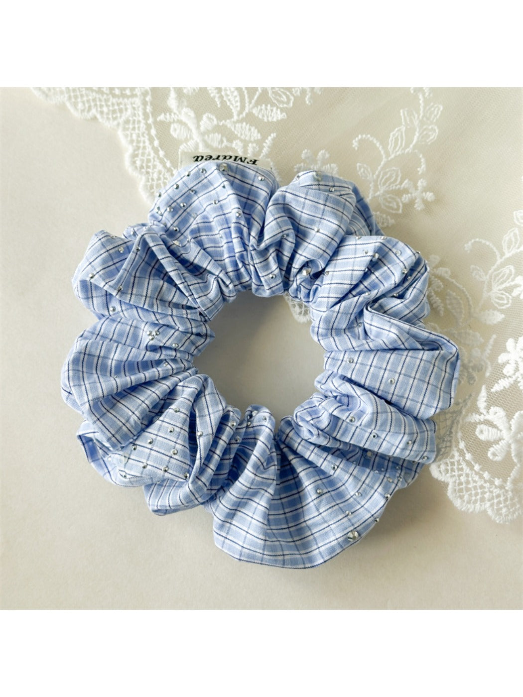 Gifty - Chic Plaid Scrunchie Hair Tie
