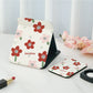 Mirroray - Floral Print Portable Folding Vanity Mirror