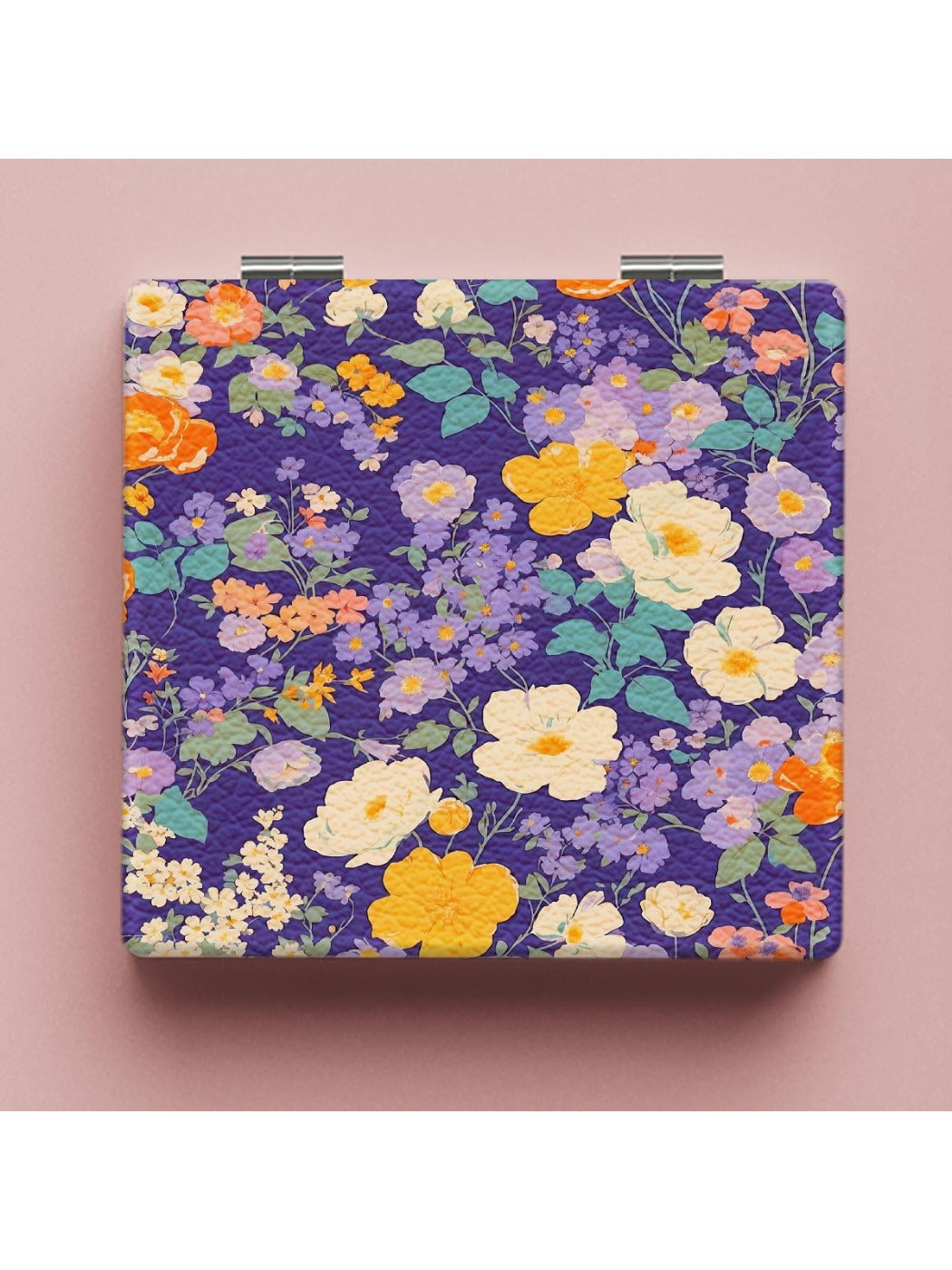 Mirroray - Oil Painting Flower Pattern Makeup Mirror