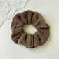 Gifty - Knitted Striped Scrunchie Hair Tie
