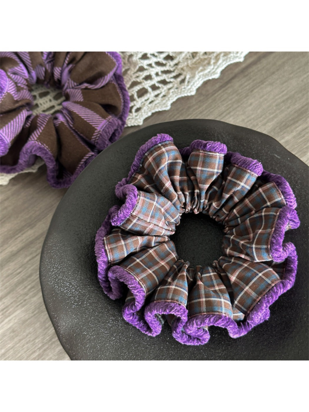 Gifty - Sweet Plaid Hair Ties