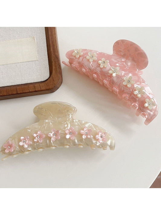 Beau - Cherry Blossom Pattern Updo Hair Clip