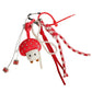 Keypus - Cute Mushroom Bow Woven Cord Bag Charm Keychain