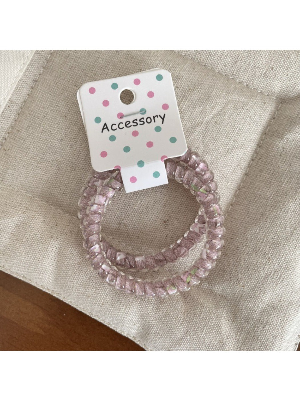 Gifty - Cute Spiral Hair Ties - 2 Pack