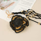 Keypus - Raffia Flower Tassel Bag Charm Keychain