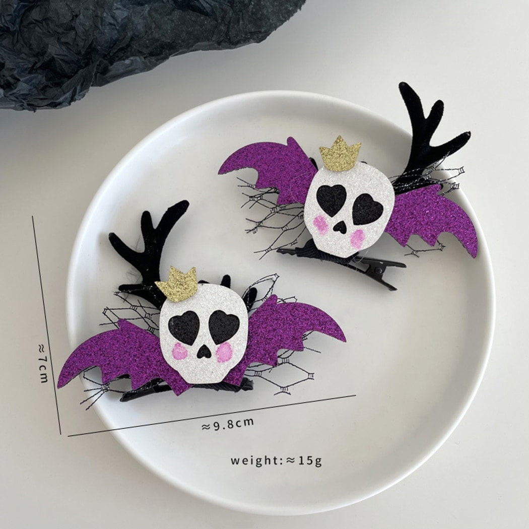 Beau - Dark Style Halloween Antler Hair Clip Set