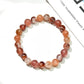 Close-up of Lovra bracelet showing detailed colorful crystal beads and silver accents