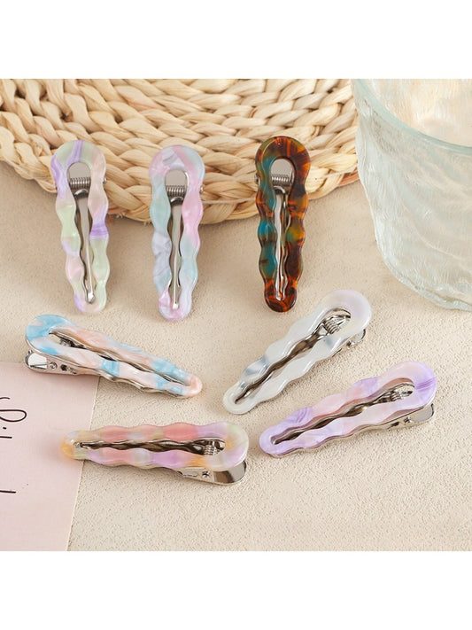 Beau - Spring Summer Wavy Shaped Hair Clip